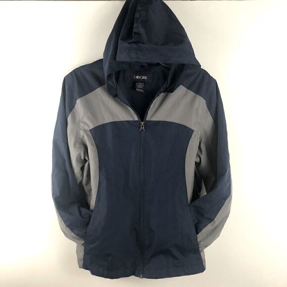 CHEROKEE HOODED WINDBREAKER ☔️RAIN JACKET M - BUNDLE 3 for $25 SALE - Picture 5 of 7